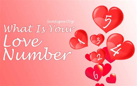 What Is Your Love Number? | SunSigns.Org