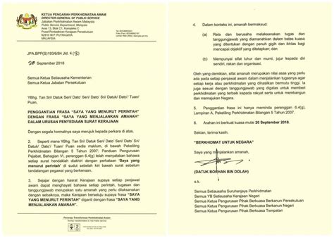 'atha' pernah ditanya oleh seseorang yang ibunya meminta padanya untuk shalat wajib dan puasa ramadhan saja (tidak ada amalan sunnah, pen.), apakah perlu dituruti. Penggantian Frasa ' Saya Yang Menurut Perintah' kepada ...