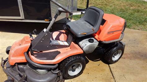 Works fine but some bits need attention. Husqvarna Rider 155 Articulating Riding lawn mower for ...