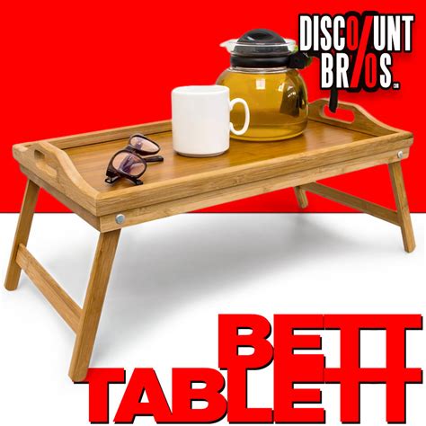 Ideal passt es in kleine räume oder in ihr gästezimmer.passend für matratzenmaße: BETT-TABLETT Betttablett klappbares Tablett aus Bambus ...