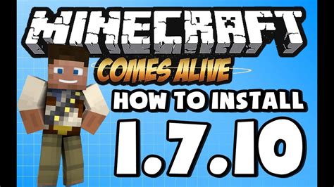 Minecraft how to install create mod. How To Install MINECRAFT COMES ALIVE mod for Minecraft 1.7 ...