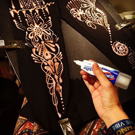 This can take up to one hour. Bleach Art by Jamie | Tie dye diy, Bleach pen, Clorox ...