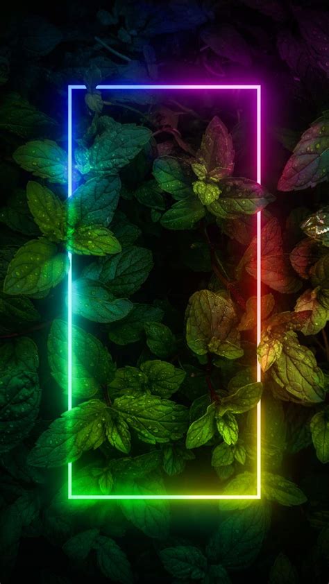 Inspirational designs, illustrations, and graphic elements from the world's best designers. Neon RGB Glow Foliage Nature - iPhone Wallpapers : iPhone ...