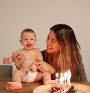 «mother and son from the moment i found out i was pregnant i knew you were. 25 years old Sarah Kohan shares a son with boyfriend ...