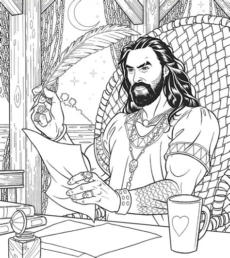 A coloring book of fantasies with an epic dreamboat—that's the coloring book's title. Itt a Jason Momoa színező magyar borítója és megjelenési ...