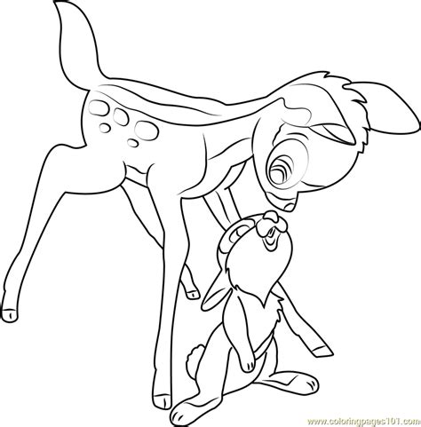 Discover all our printable coloring pages for adults, to print or download for free ! Kiss Me Coloring Page - Free Bambi Coloring Pages ...