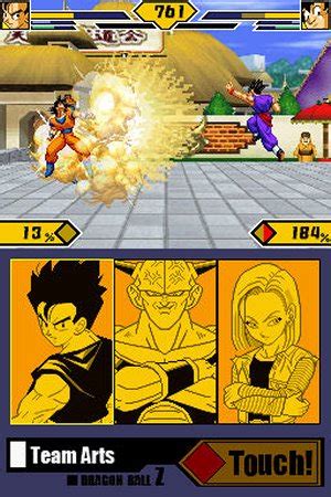 Supersonic warriors is a fighting game developed by arc system works and cavia and was released in 2004 for the game boy advance and nintendo ds by atari in north america, banpresito in japan and bandai in europe. Dragon Ball Z: Supersonic Warriors 2 - Dragon Ball Wiki