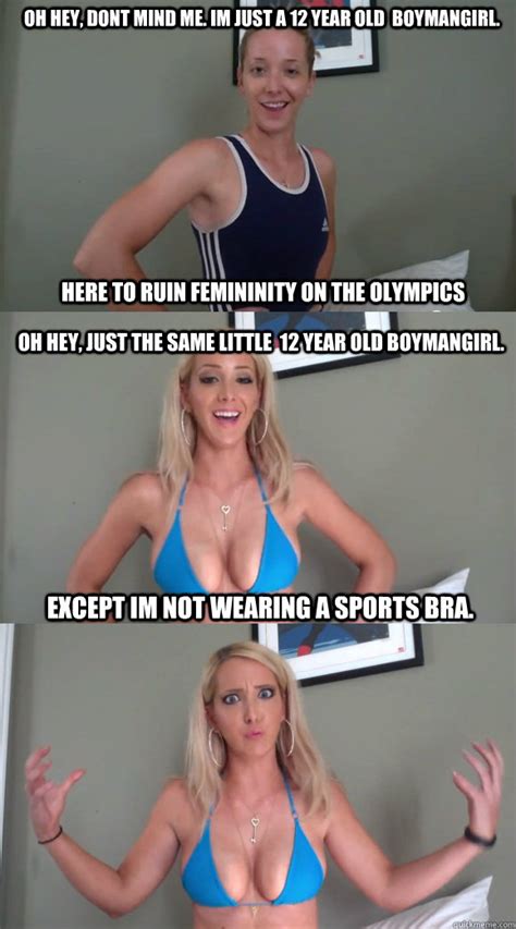 Doft seems to subscribe to the idea that wearing a bra may help with aesthetics too: Sports bra level what kind of sorcery is this memes ...