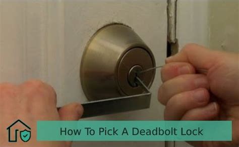 Maybe you would like to learn more about one of these? How To Pick A Deadbolt Lock | A Step-By-Step Beginner Guide in 2020 | Deadbolt lock, Lock ...