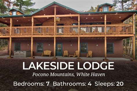 Large house/ cabin rental in poconos with hot tub, game room and more! Pocono Cabin Rentals | Cabin Rentals for Groups | Pocono ...