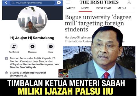 Kemelut siapa ketua menteri sabah yang baharu. Kini Timbalan Ketua Menteri Sabah Warisan miliki Ijazah ...