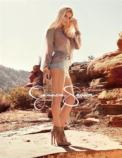 Just a few years before jessica simpson's shoes became a household name in the fashion industry, the former pop star and reality tv sweetheart some of simpson's choices were classic pieces, from black pumps, to cowboy boots. Jessica Simpson Models Shorts in Spring 2015 Clothing Ads ...