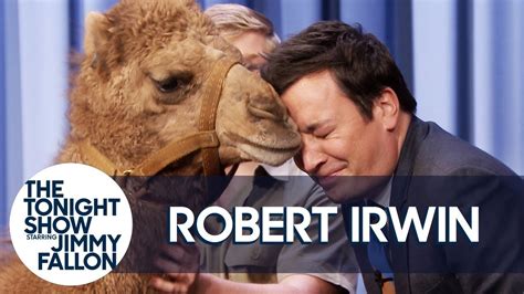 Jump to navigation jump to search. Robert Irwin Brings Cute Baby Cervils And A Baby Camel On ...