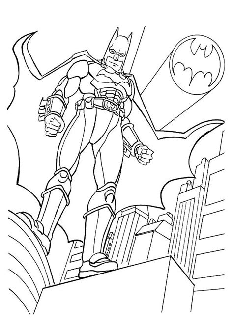 Pictures of batman begins coloring pages and many more. Strong Batman Coloring Page - Free Printable Coloring ...