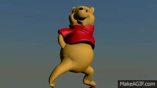 Connect with them on dribbble; GANGNAM STYLE REMIX / Winnie The Pooh 3D DANCE on Make a GIF