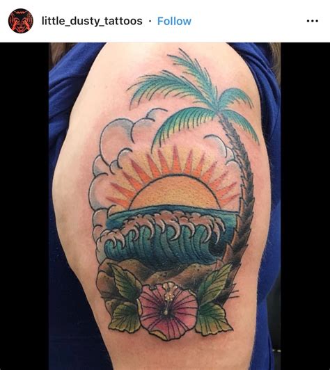 Matt cox from lotus dragon tattoos in oahu, hawaii is amazing at japanese style tattoos especially dragons and bobby obviously specializes in geometrical shapes and does amazing watercolor tattoos. Pin by Carrie S. on Beach tattoos | Beach tattoo, Maple ...