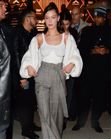 Pregnant gigi hadid's sister bella sparked pregnancy rumours after sharing a new baby bump photo on instagram. | January 26: Bella Hadid heads out for dinner at Carbone in New York. (LINK IN BIO FOR MORE ...