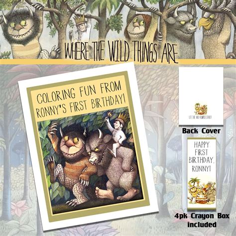 Make your world more colorful with printable coloring pages from crayola. ON SALE Where the Wild Things Are Coloring Book with ...