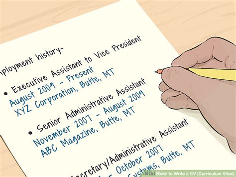 A complete guide to writing a cv that wins you the job. How to Write a CV (Curriculum Vitae) (with Pictures) - wikiHow