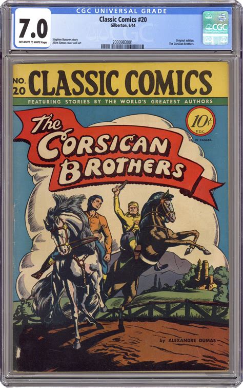 Created by albert kanter, the series began publication in 1941, and finished its run in 1971, producing 169 issues. Comic books published by Classics Illustrated, graded by CGC