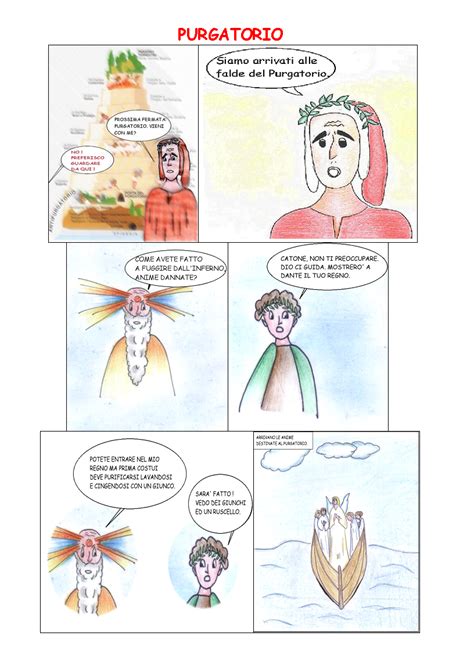 Il viaggio di dante nei tre regni dura una settimana, la settimana santa, in particolare, nell'anno del giubileo nella divina commedia si può notare una forte presenza dell'elemento femminile. DIVINA COMMEDIA a fumetti | AiutoDislessia.net nel 2020 ...