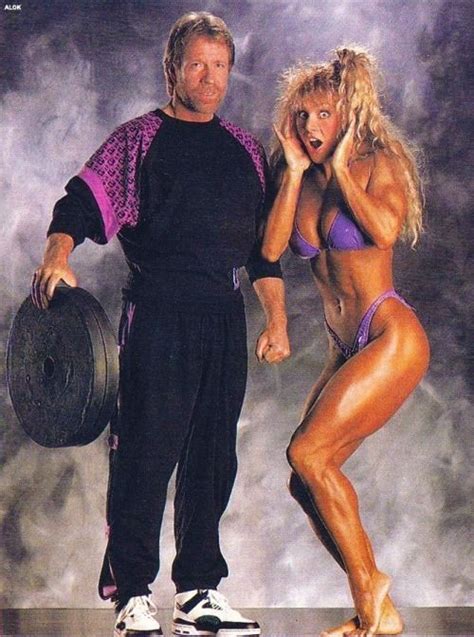 Das aus für die sommerspiele in tokio! Chuck Norris with eight time Ms. Olympia Cory Everson ...