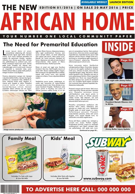 Printed or digital, your newspaper must be both interesting and entertaining to achieve the best results. Tabloid Newspaper Layout - Honor For Chicago Hispanic ...