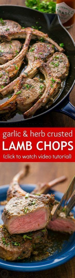 Pair it with a salad or green vegetables, it's an impressive delicious meal that's simple to make. These lamb chops are seared, forming a garlic herb crust ...