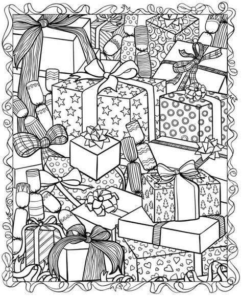 Free printable christmas coloring pages. 12 Adult Christmas Coloring Pages | Happy Christmas New ...