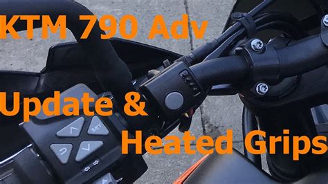 » trouble shooting trouble cause engine overheats defect fan or thermoswitch for fan air in the cooling system thermostat defective fi lamp is blinking / lights up error. KTM 790 Adventure - Update & Heated Grips - YouTube