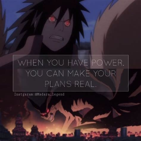 Which uchiha has better synergy with kurama? Madara Uchiha and Kurama || Anime Quote | Madara uchiha ...