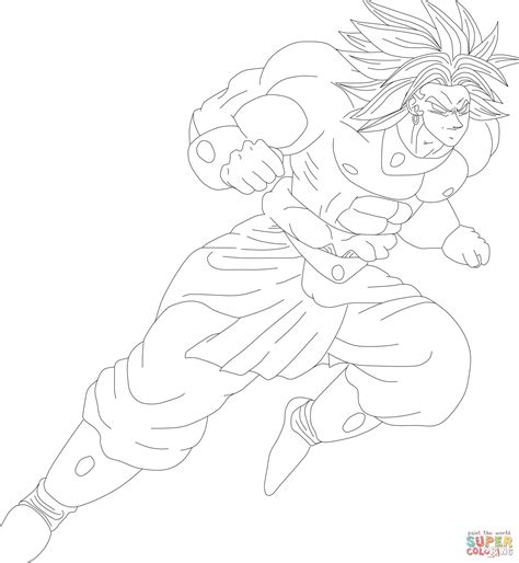 One of the most pleasurable things i can remember from my childhood is actually my wish to draw and color and that i see that along with my own youngsters. Broly from Mugen coloring page | Free Printable Coloring Pages