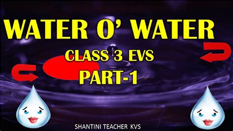 Three layers of the soil. WATER O' WATER - Part-1 | Water Vocabulary | India | KVS ...