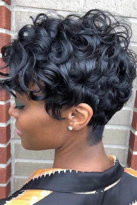 Best hair extensions for pixie cut. Curly Pixie Weave #Blackhairstyles | Short hair styles ...