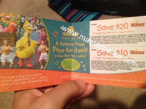 10 sesame place coupons now on retailmenot. Local Readers - 2012 Sesame Place Coupons at Wawa | Mama Cheaps