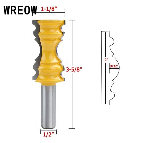 Measure and cut the chair rail for the longest wall with straight cuts on each end. Brand new Carbide Alloy 1/2'' Round Shank Chair Rail ...