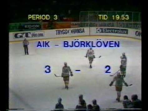 Peter sundström berättar om björklövens sm guld 1987. 1982.AIK-Björklöven.SM.Guld.Sammandrag - YouTube