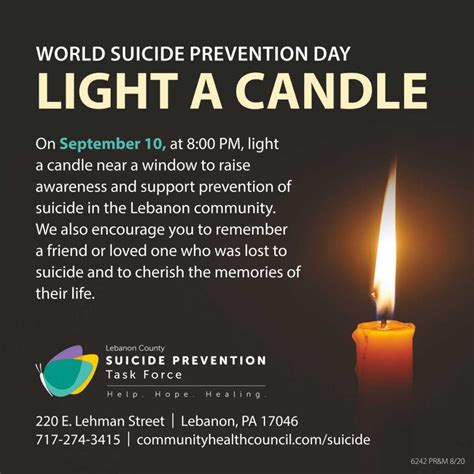 Suicide Prevention Month 2020 - Community Health Council of Lebanon County