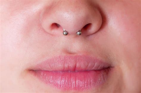 When a deviated septum is severe, it can block one side of your nose and reduce airflow, causing difficulty breathing. Infected Septum Piercing Symptoms, Pictures, Bump Care and ...