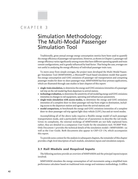 In this format, you present your research and discuss your methods for gathering research. Chapter 3 - Simulation Methodology: The Multi-Modal ...