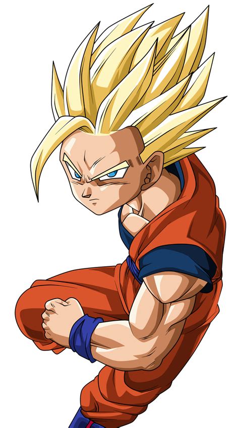 Also, vegeta can be quoted saying that goku's super saiyan 2 form was stronger than gohan was the thing that happened to gohan in dragon ball super was that, he stopped training and thus his body weakened. Super Saiyan 2 Gohan by chanmio67 | Goku desenho ...