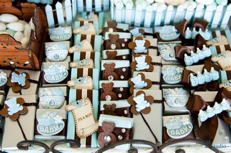 You can buy personalized baby shower hershey's chocolate bars wrapped up in a personalized wrapper. SoBelle Favors: WELCOME BABY BOY CHOCOLATES