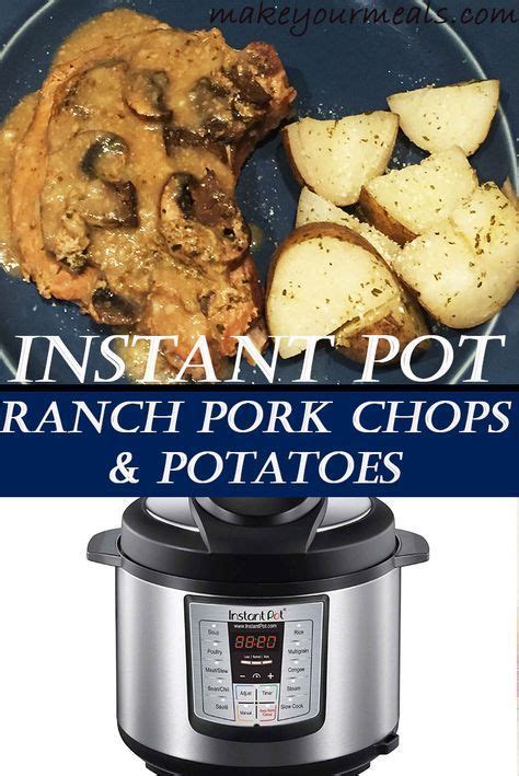 12 per 450 g / 1 lb Instant Pot Ranch Pork Chops and Potatoes - Made From Frozen | Recipe | Pork chops instant pot ...