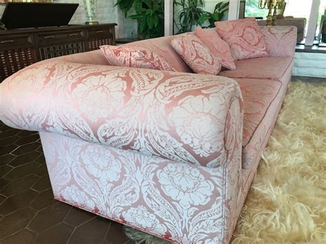 Add a dash of color to any room with neiman marcus' wide selection of throw blankets. Pink Designer Sofa With Matching Throw Pillows