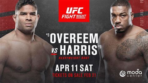 Both of those bouts also took place in the main event, not unlike the five other times the mainstay has. Alistair Overeem kruipt in rol underdog, Walt Harris is ...