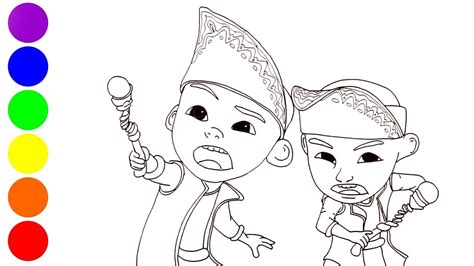 I do not own any of upin ipin. Menggambar dan Mewarnai Ipin & Upin Delima Sakti 2020 ...