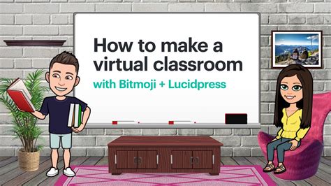 In order to make your own bitmoji classroom youll first want to design your bitmoji a cartoon image of yourself. How to Make a Virtual Classroom with Bitmoji + Lucidpress ...