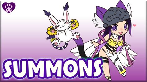 Gatomon fan art one of the cutest digmons! Angewomon and Gatomon Summons | Digimon Rearise - YouTube