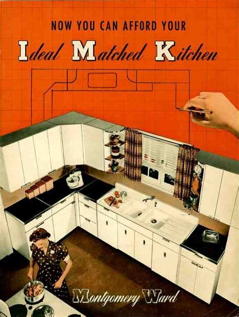 Maybe you would like to learn more about one of these? Update: Montgomery Ward steel kitchen cabinets - a catalog ...