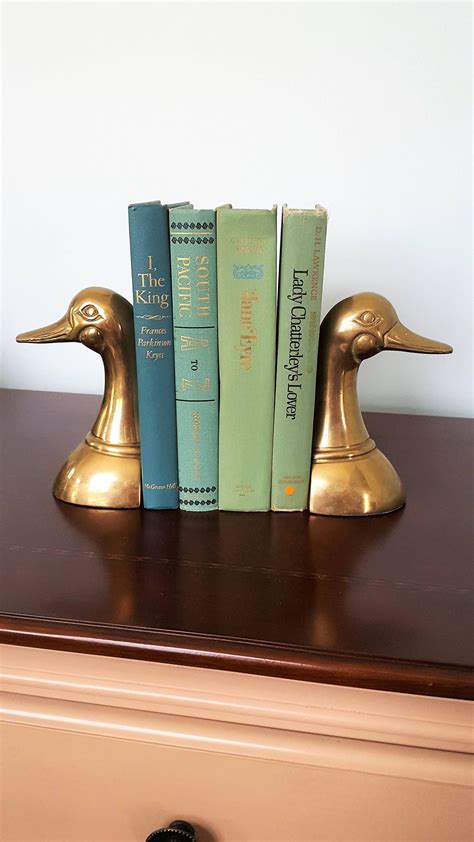 Shop with global insured delivery at pamono. FOR SALE: Vintage Brass Duck Bookends by SoDarnedVintage ...